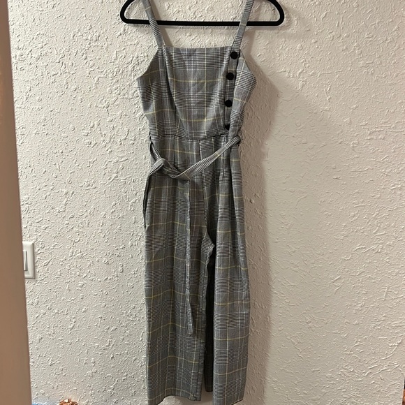Primark Pants & Jumpsuits Primark Plaid Jumpsuit Poshmark